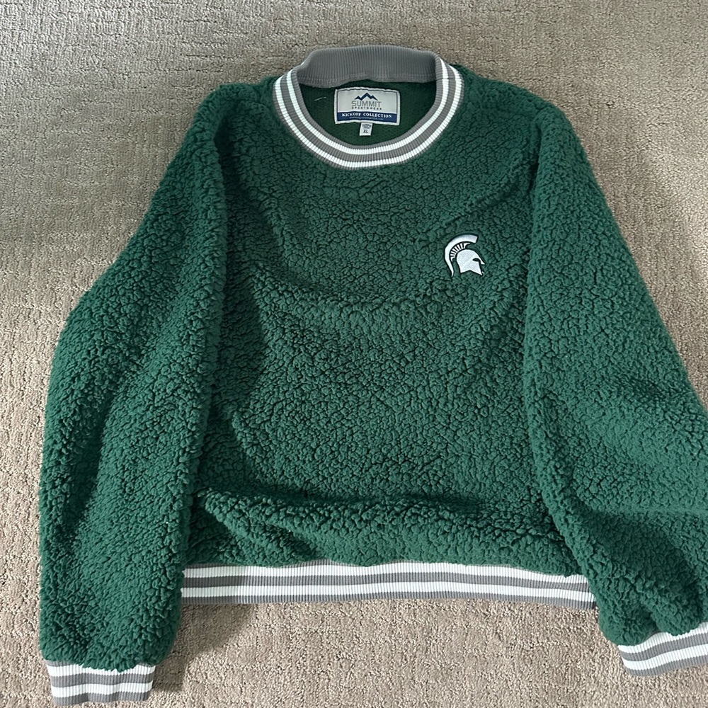 sherpa xl spartans/msu crewneck